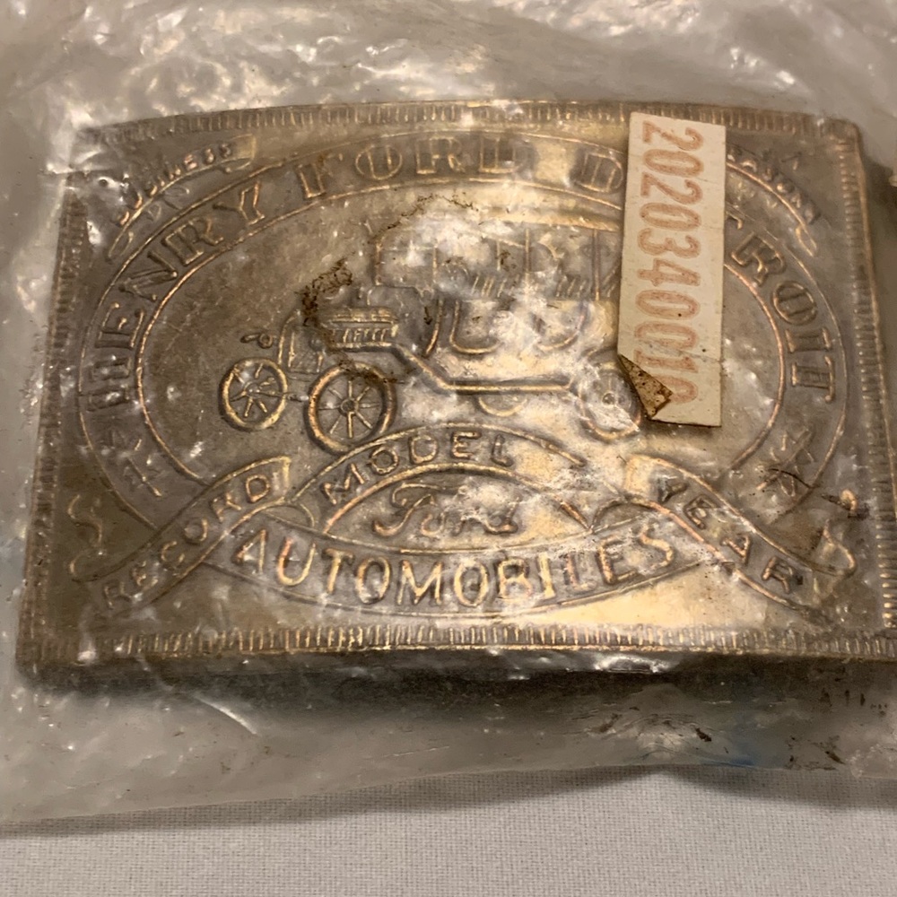 Henry Ford Detroit Automobiles Belt Buckle